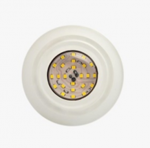 Прожектор встраиваемый SMD LED 9W 12V 1050 Lm свет СИНИЙ ABS-пластик (закладная ø63),  кабель 1,2 м